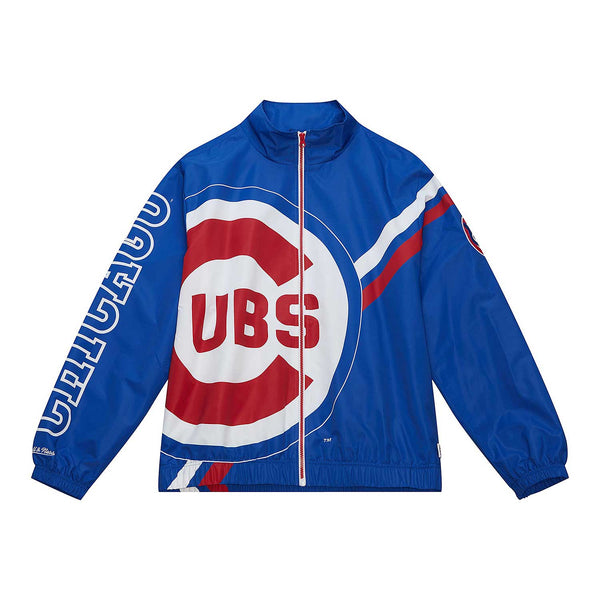 Chicago Cubs Exploded Logo Warm Up Jacket
