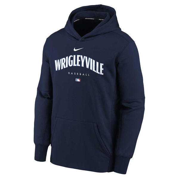 Chicago Cubs Youth City Connect Therma Hooded Sweatshirt Wrigleyville Sports