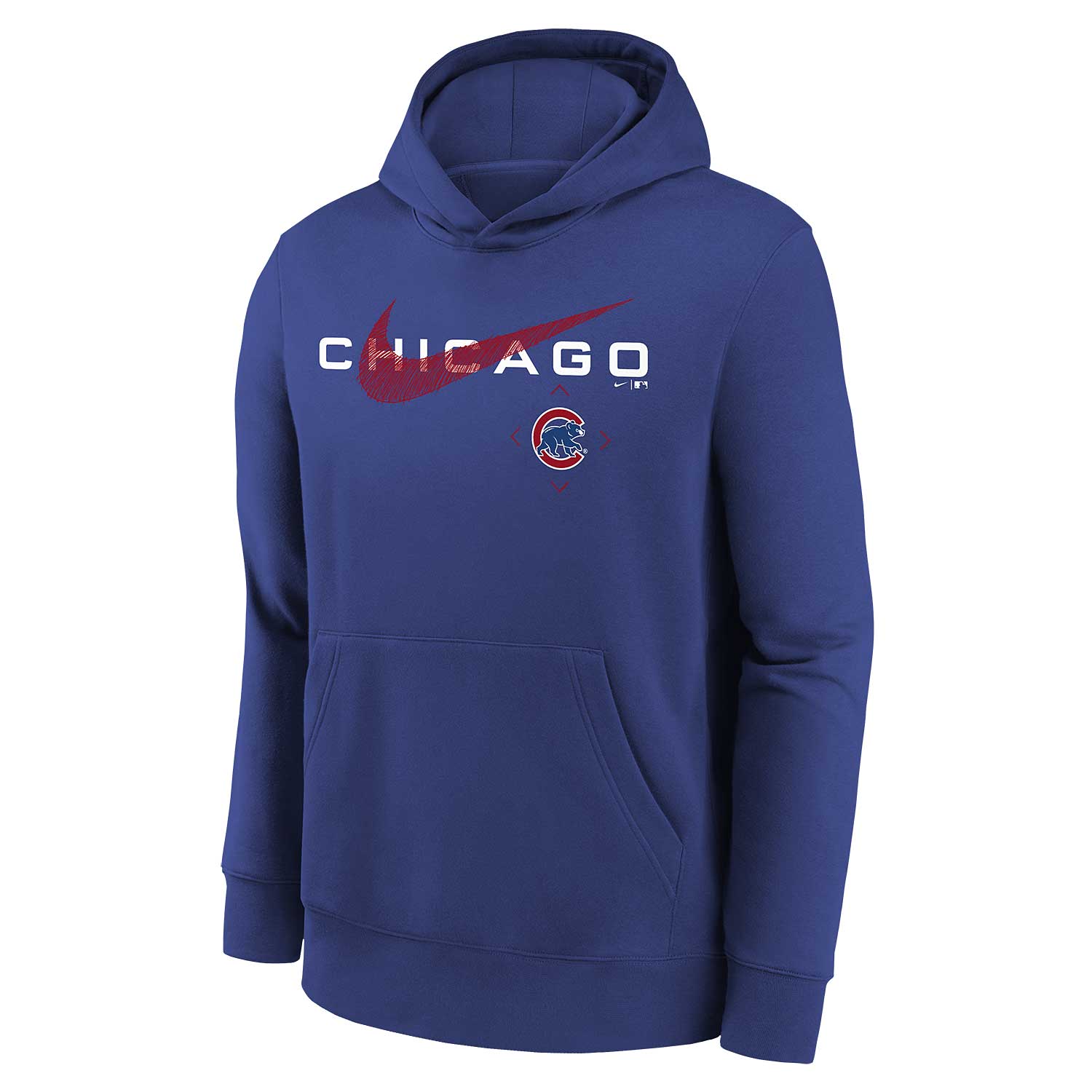 Chicago Cubs Youth Nike Your Neighborhood Hooded Sweatshirt Large = 14-16