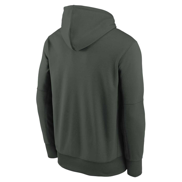Chicago Cubs Youth Nike Charcoal Therma Hooded Sweatshirt