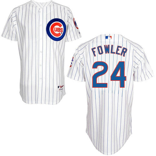 Chicago Cubs Dexter Fowler Home Authentic Cool Base Jersey