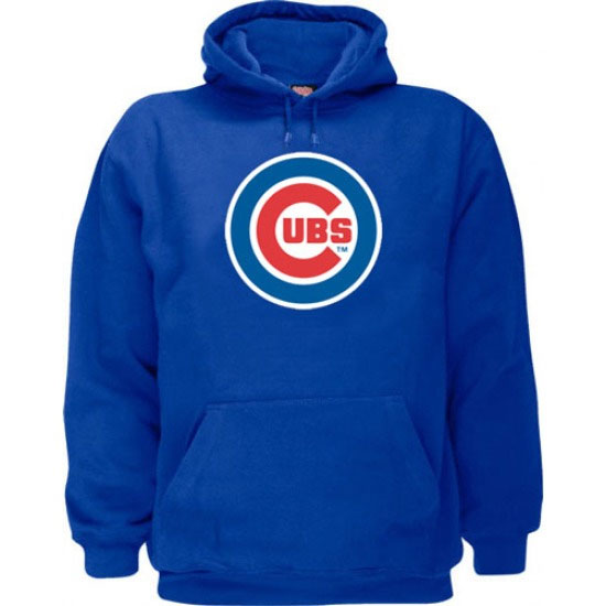 Chicago Cubs Royal Bullseye Hooded Sweatshirt