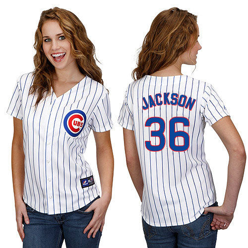 Chicago Cubs Edwin Jackson Ladies Home Replica Jersey – Wrigleyville Sports