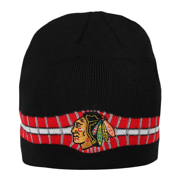 Chicago Blackhawks Ace Skull Knit Hat