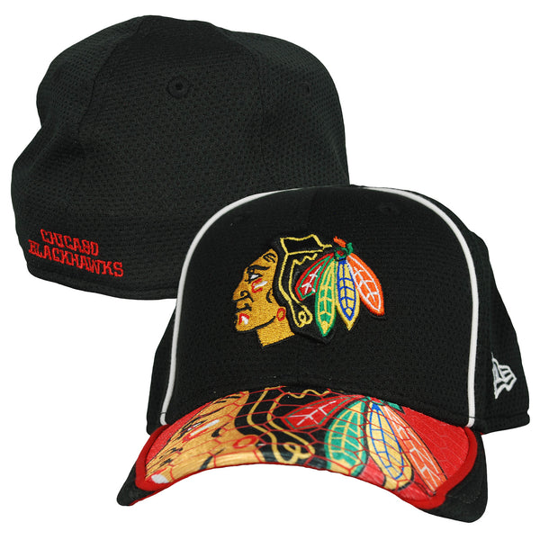 Chicago Blackhawks Kids Hex Charge 3930 Flex Fit Cap