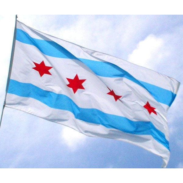 City of Chicago 3 x 5 Flag