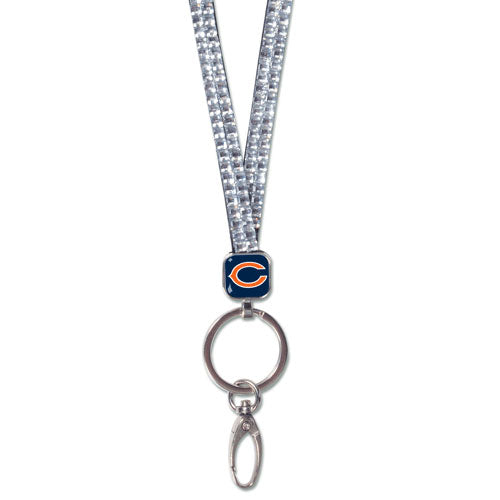 Chicago Bears Crystal Bling Lanyard