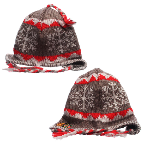 Chicago Blackhawks Ladies Snow Day Tassle Knit Hat