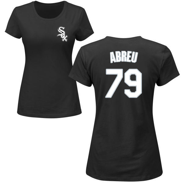 Chicago White Sox Jose Abreu Ladies Name and Number T-Shirt