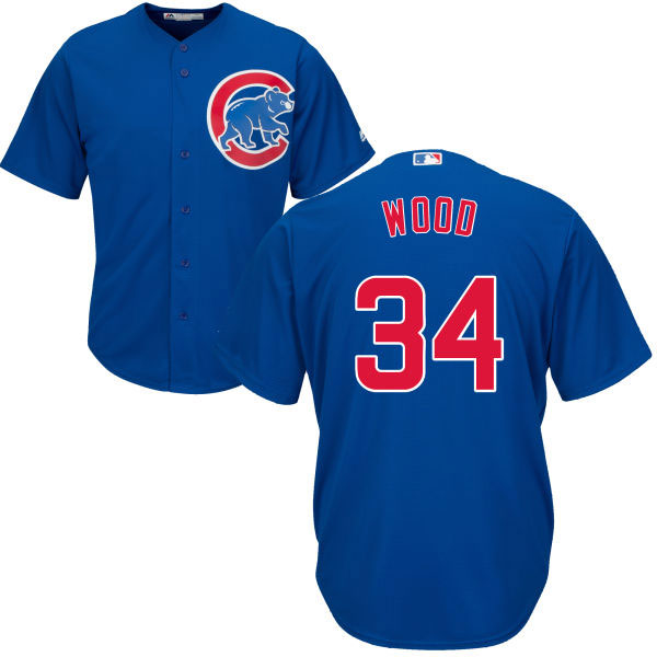 Chicago Cubs Kerry Wood Youth Alternate Cool Base Replica Jersey