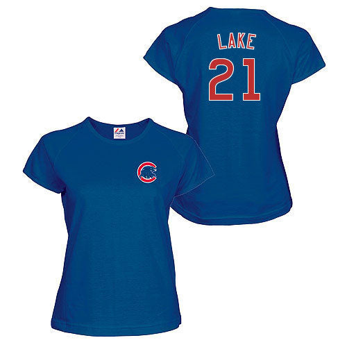 Chicago Cubs Junior Lake Ladies Name and Number T-Shirt