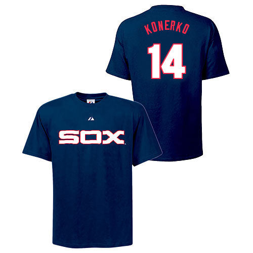 Chicago White Sox Paul Konerko Cooperstown Name and Number T-Shirt