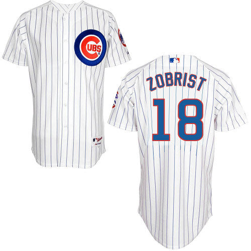Chicago Cubs Ben Zobrist Home Authentic Cool Base Jersey