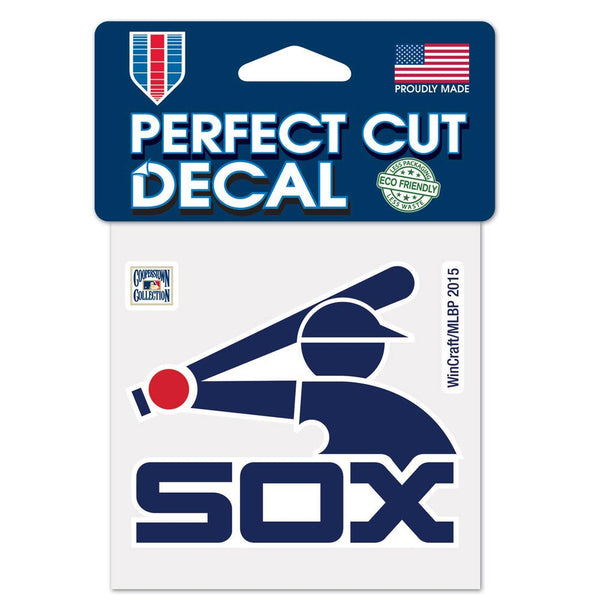 Chicago White Sox Cooperstown 4" x 4" Die-Cut Decal