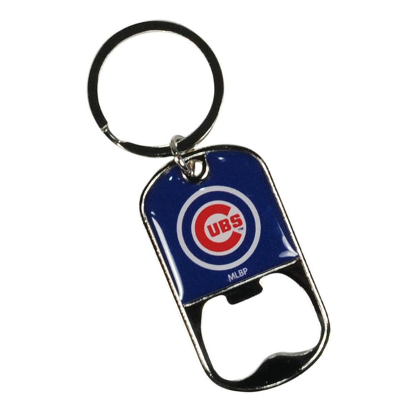 Chicago Cubs Dog Tag Bottle Opener Keychain