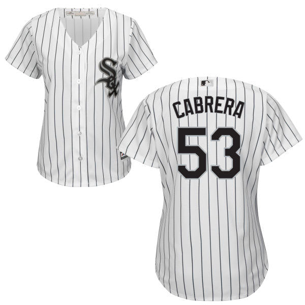 Chicago White Sox Melky Cabrera Ladies Home Cool Base Replica Jersey