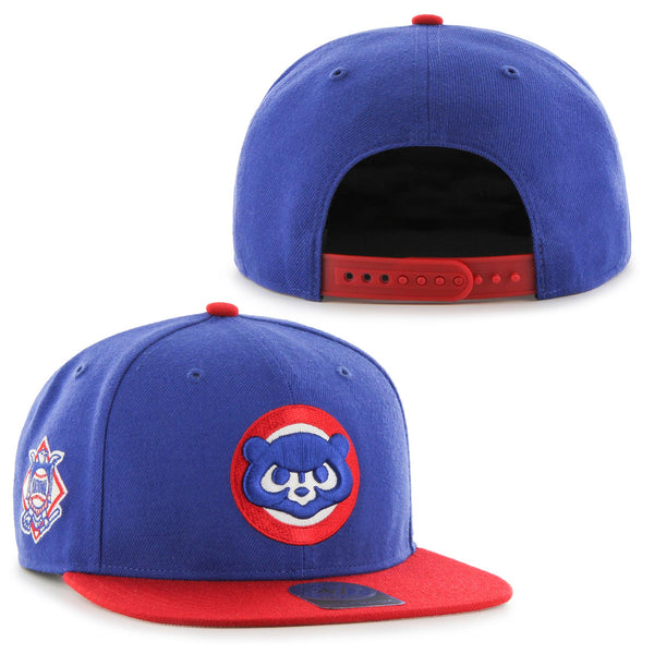 Chicago Cubs Sure Shot 84 Logo Two-Tone Snapback Adjustable Cap