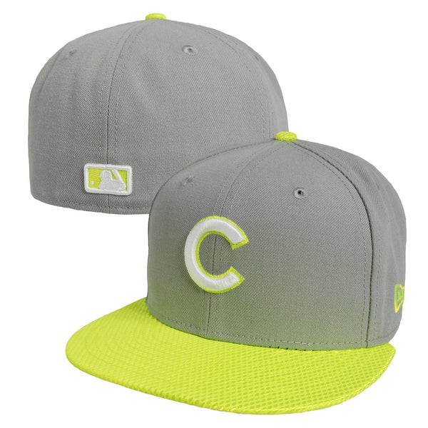 Chicago Cubs Neon Flash Visor 59FIFTY Fitted Cap