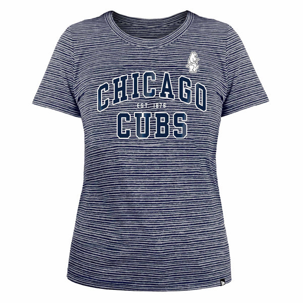 Chicago Cubs Women's 1914 Block Crew T-Shirt