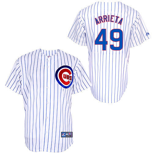 Chicago Cubs Jake Arrieta Youth Home Replica Jersey
