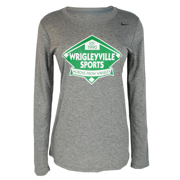 Wrigleyville Sports Ladies Dri-FIT Long Sleeve Colored T-Shirt