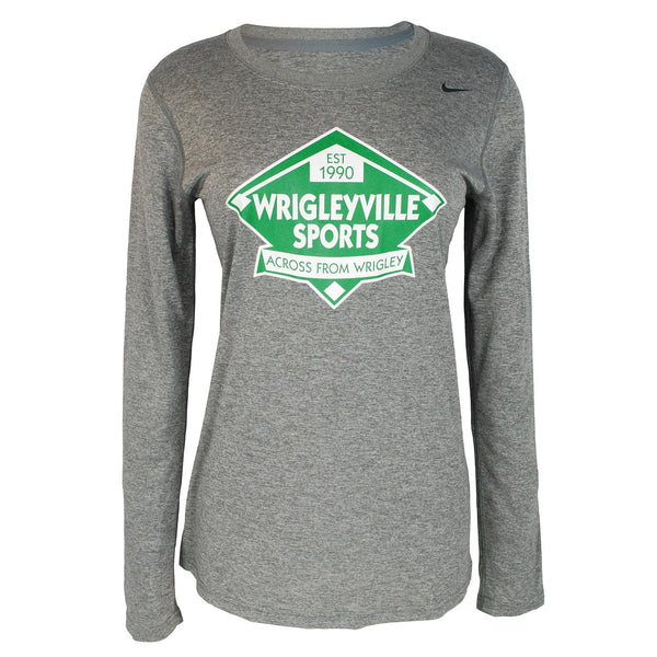 Wrigleyville Sports Women's Dri-FIT Long Sleeve Colored T-Shirt