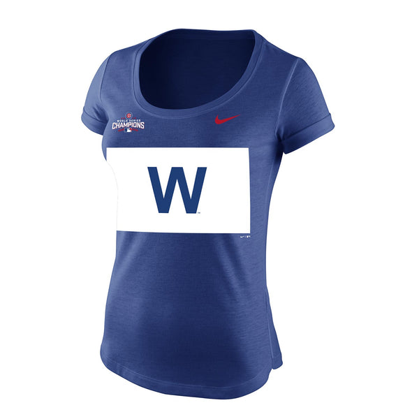 Chicago Cubs Ladies Nike 2016 World Series Champions W Flag T-Shirt