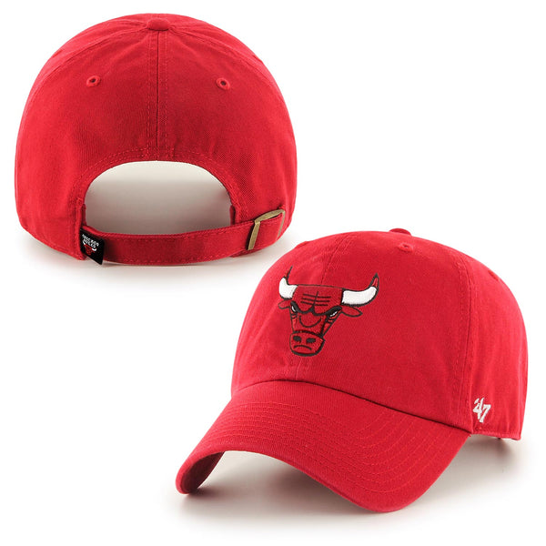 Chicago Bulls Red Cleanup Adjustable Cap