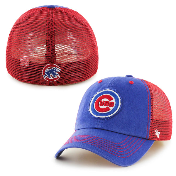 Chicago Cubs Bullseye Taylor Closer Stretch Fit Cap