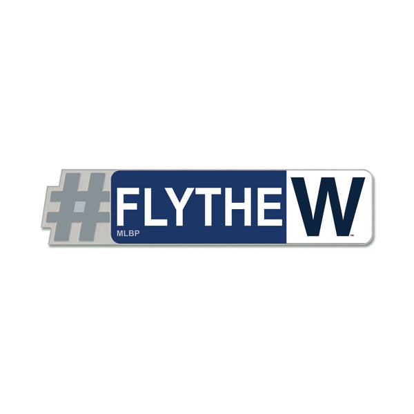 Chicago Cubs #FlytheW Souvenir Pin