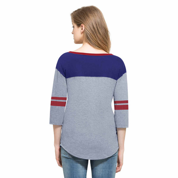Chicago Cubs Women's Replay Rush 3/4 Sleeve T-Shirt