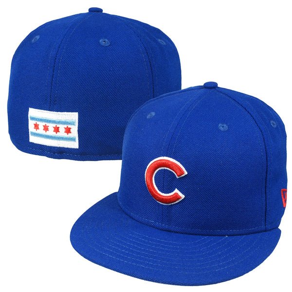 Chicago Cubs Royal Chicago Flag Back 59FIFTY Fitted Cap