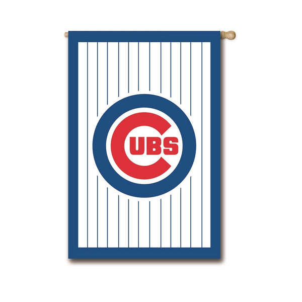 Chicago Cubs Double-Sided Garden Flag - 12.5x18 Inch W Win Flag For Yard Or Home Decor