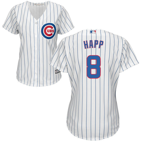 Chicago Cubs Ian Happ Ladies Home Cool Base Replica Jersey