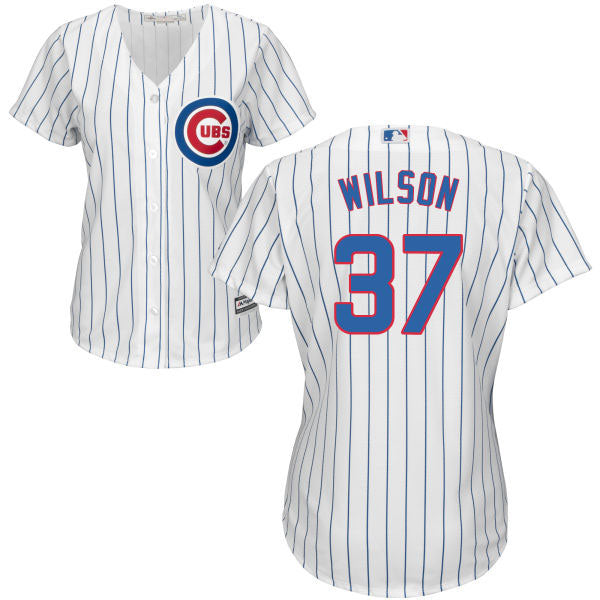 Chicago Cubs Justin Wilson Ladies Home Cool Base Replica Jersey
