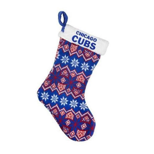 Chicago Cubs Knit Christmas Stocking