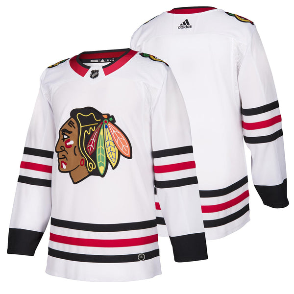 Chicago Blackhawks adidas Road Authentic Blank Jersey
