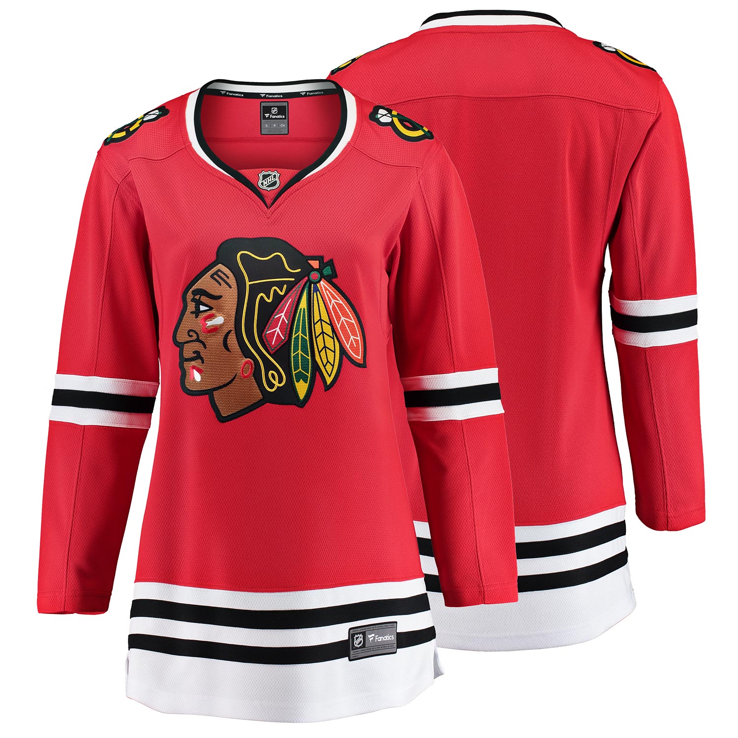 売れ筋商品|||ファナティクス カットソー トップス レディース Women's Red Chicago Blackhawks Jersey Lace-Up V-Neck Long Sleeve Hoodie T-Shirt Red womens-fanatics-red-chicago-