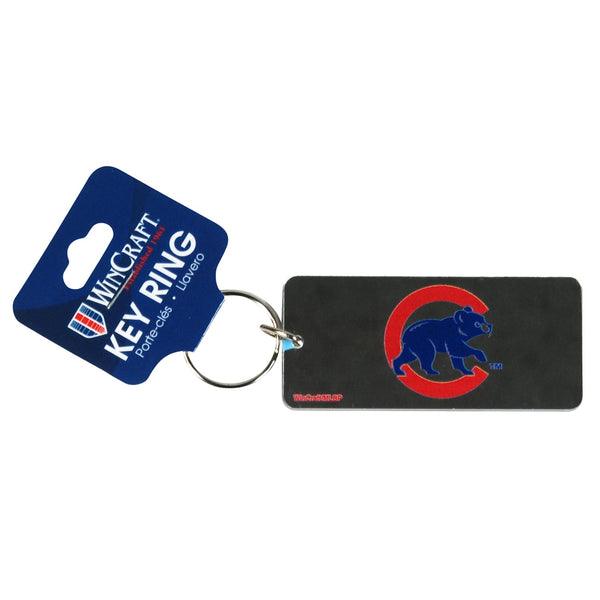 Chicago Cubs Walking Bear Rectangle Keychain