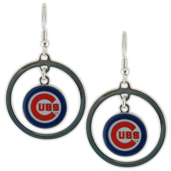 Chicago Cubs Fashion Hoop Earrings