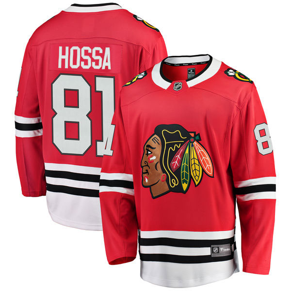 Chicago Blackhawks Adidas HOSSA # 81 Authentic Jersey