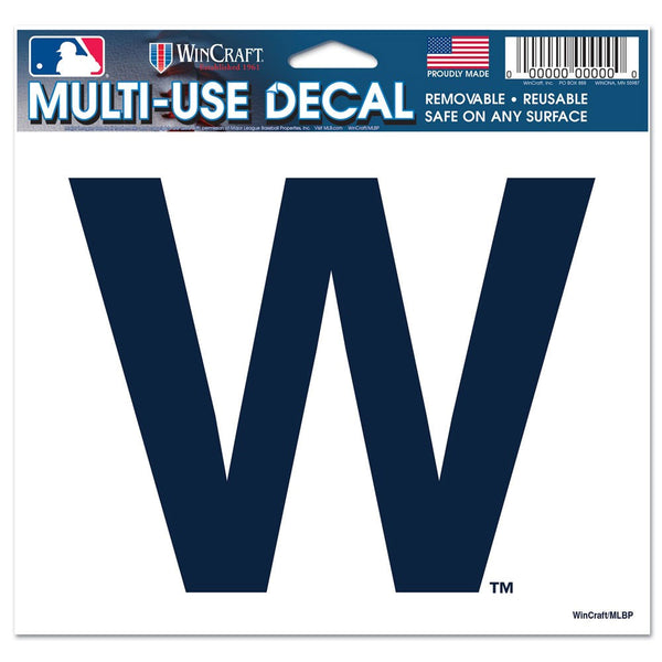 Chicago Cubs W Flag 5" x 6" Multi-Use Decal