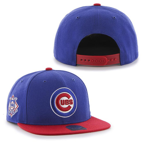 Chicago Cubs Sure Shot Captain Two-Tone Snapback Adjustable Cap