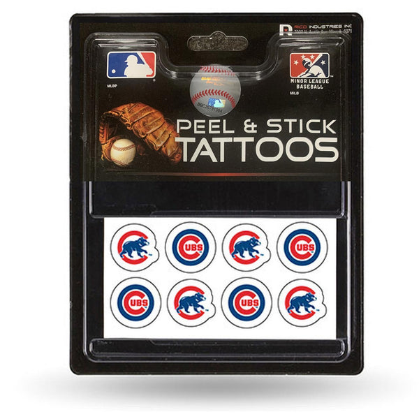 Chicago Cubs Temporary Tattoo Set