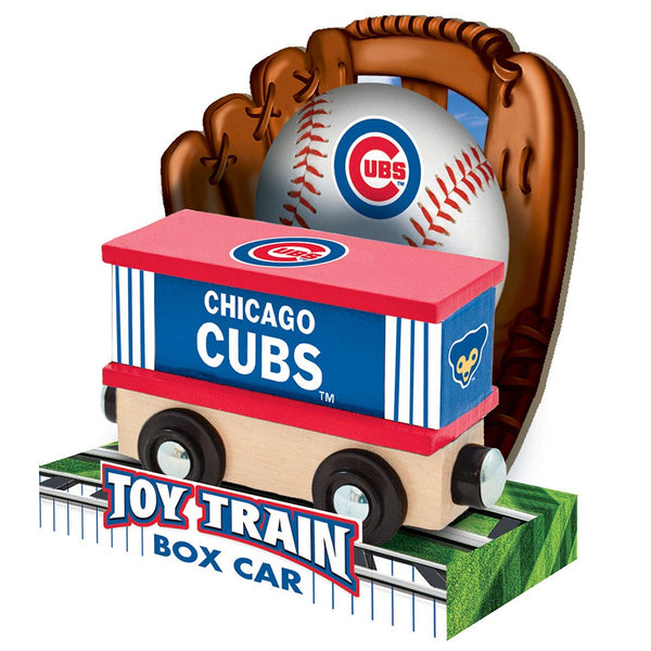 Chicago Cubs Real Wood Box Car Train