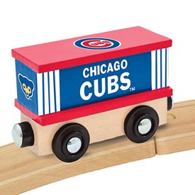 Chicago Cubs Real Wood Box Car Train