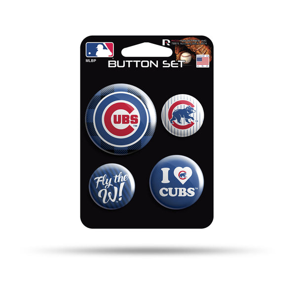 Chicago Cubs Four Pack of Buttons