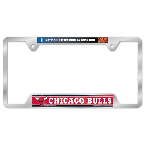 Chicago Bulls Metal License Plate Frame