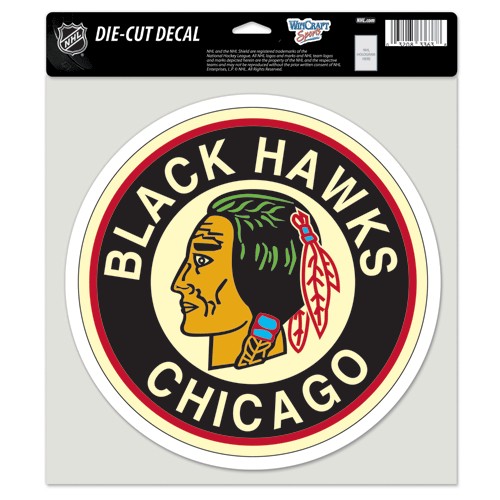 Chicago Blackhawks Retro Logo Die-Cut Decal
