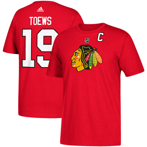 Chicago Blackhawks Adidas Jonathan Toews Name and Number T-Shirt